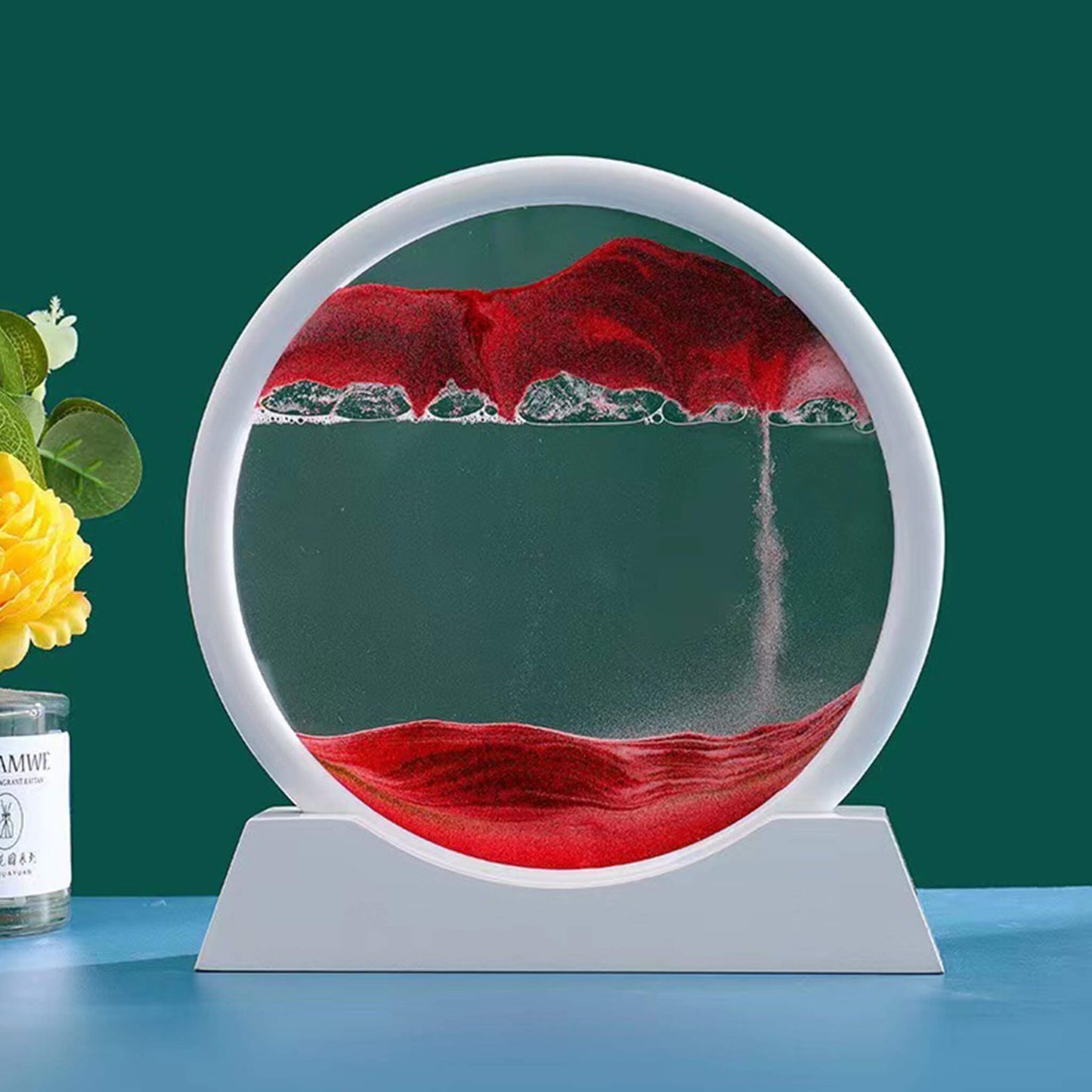 Flowing Sand Frame 3D Sandscape in Motion Display