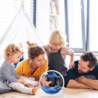 Flowing Sand Frame 3D Sandscape in Motion Display