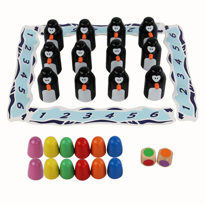 Wooden Penguins Pengo Games Matching Game