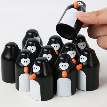 Wooden Penguins Pengo Games Matching Game