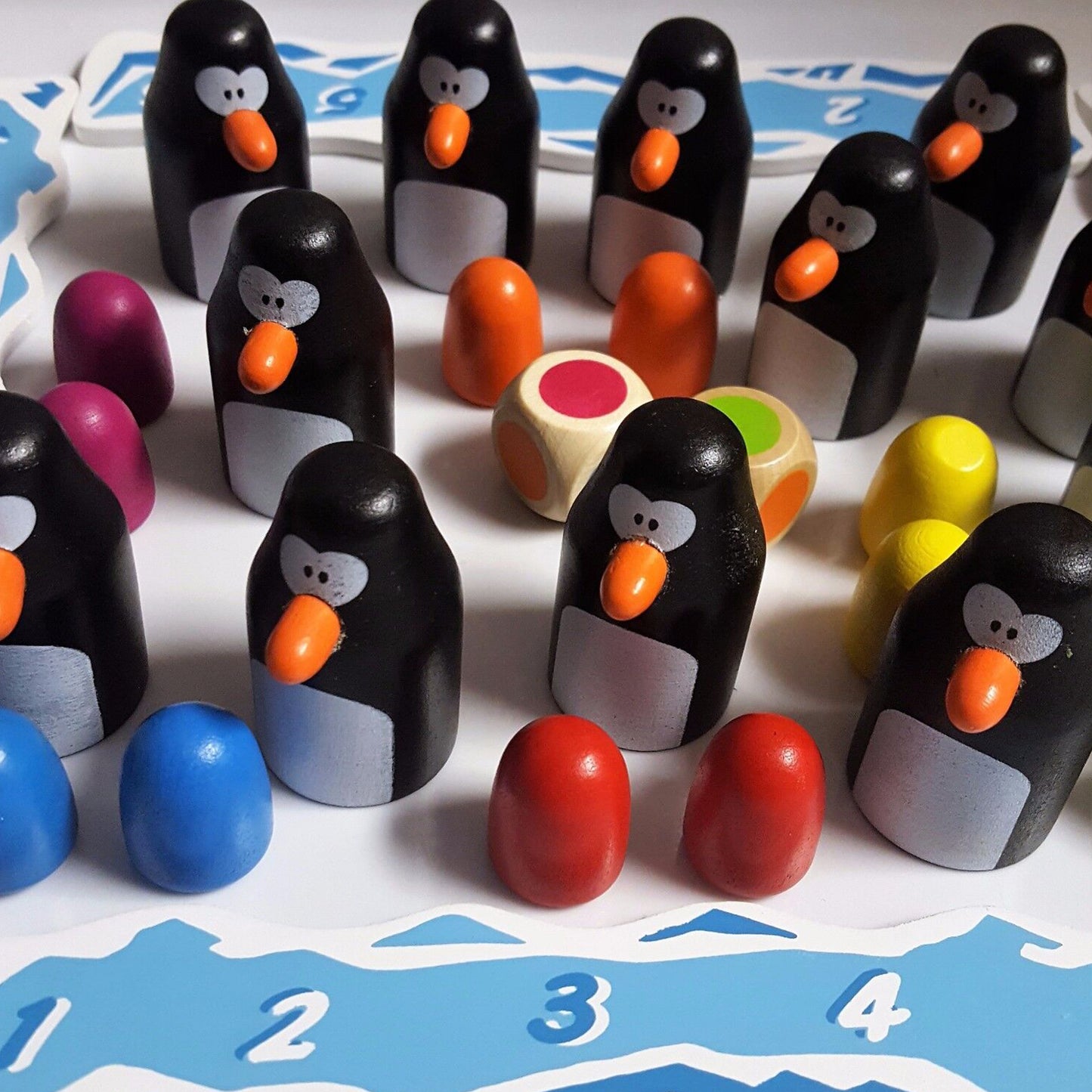 Wooden Penguins Pengo Games Matching Game