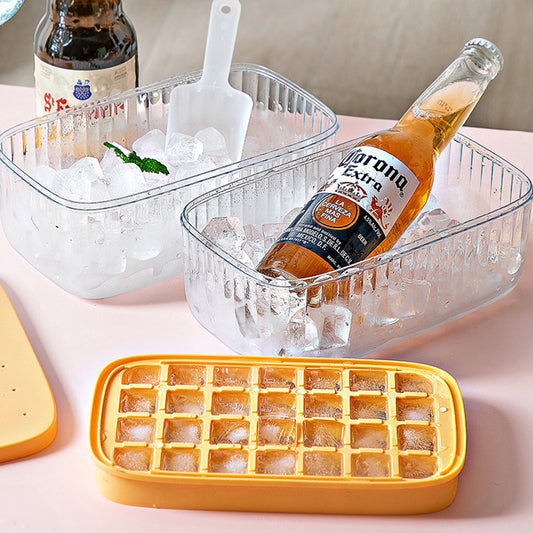 Stackable Silicone Ice Cube Trays Press to Release