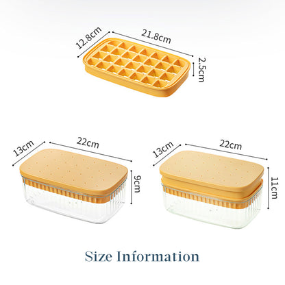 Stackable Silicone Ice Cube Trays Press to Release