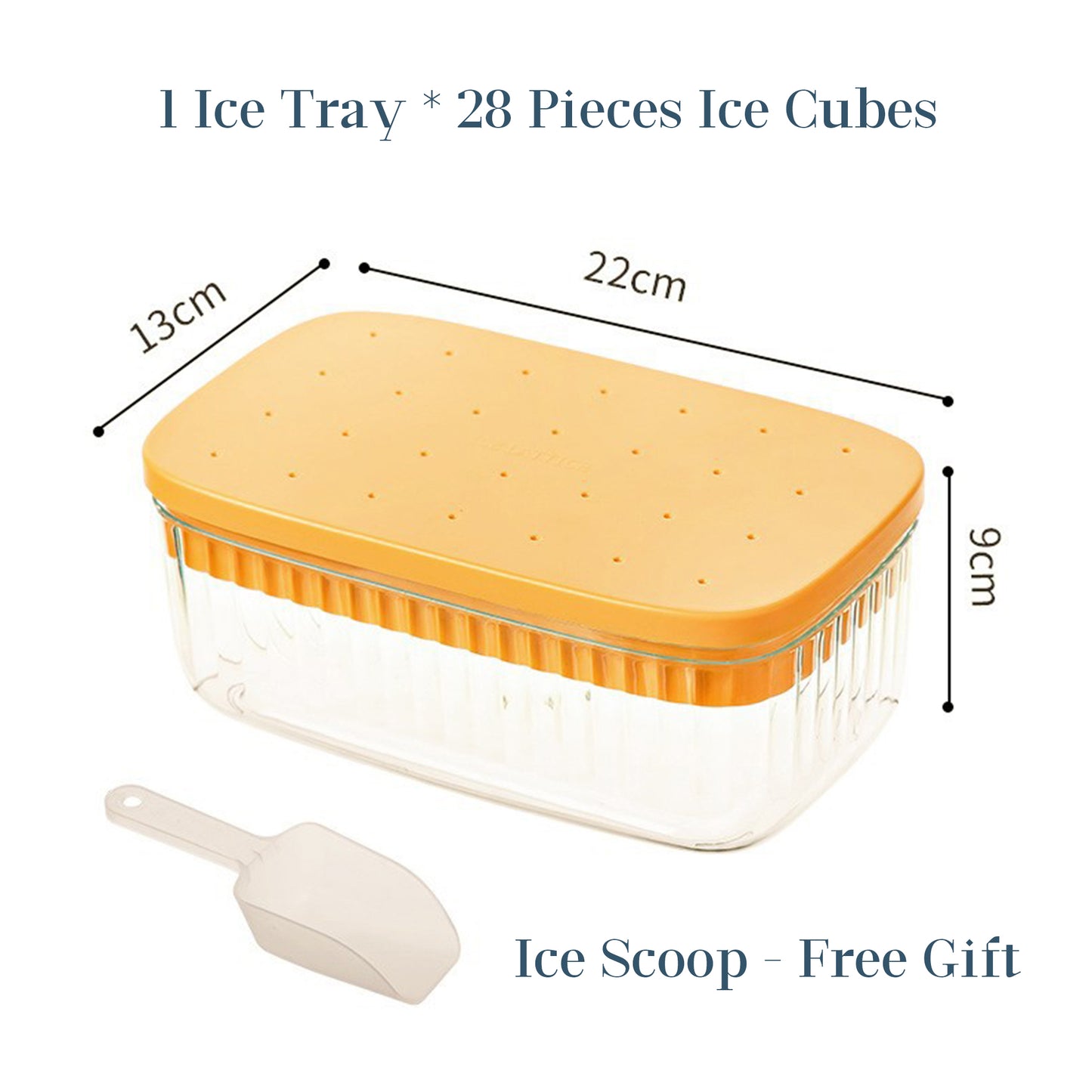 Stackable Silicone Ice Cube Trays Press to Release