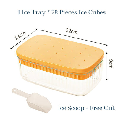 Stackable Silicone Ice Cube Trays Press to Release