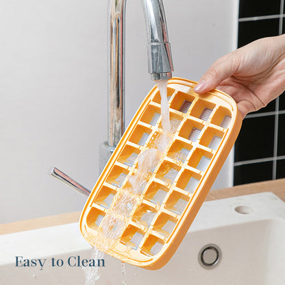 Stackable Silicone Ice Cube Trays Press to Release