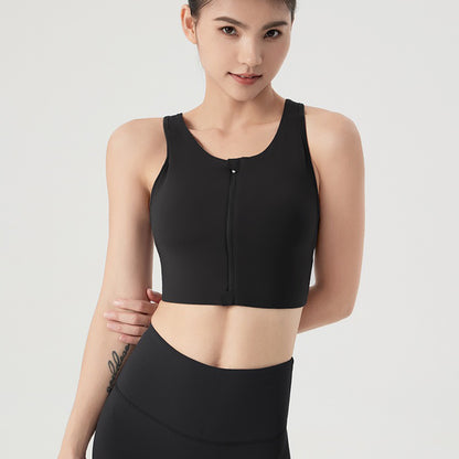 Women's Front-Zip Bra High Impact Full-Support.