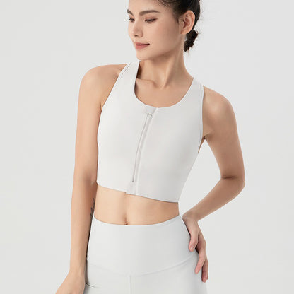 Women's Front-Zip Bra High Impact Full-Support.